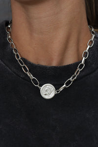 CHOKER MONEDA SILVER