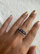 ANILLO PLATA CON ZAFIROS