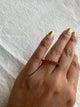 ANILLO LINDA BAÑO DE ORO CON CIRCONES