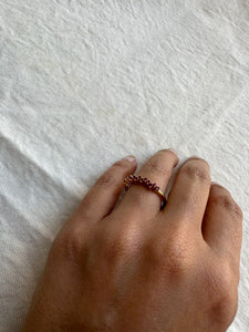 ANILLO LINDA BAÑO DE ORO CON CIRCONES