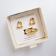 TOPOS ONDA GOLD + MAXI EARCUFF