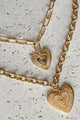 COLLAR CORAZÓN TRIBUTO GOLD