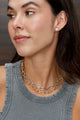 SET CHOKER ESLABON SILVER AND GOLD
