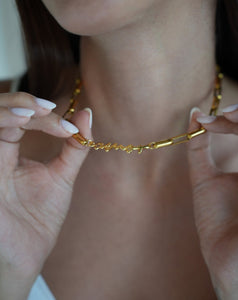 COLLAR ESLABONES AMOR GOLD