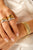 SET 2 ANILLOS ONDAS SILVER