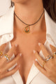COLLAR CUERO AMORFO