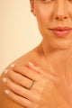 ANILLO PENSIL CON CIRCONES AZULES