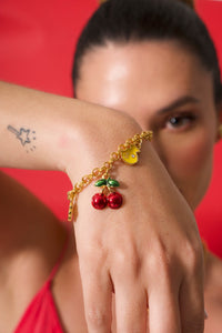 PULSERA MULTICHARMS FRUIT CRUSH