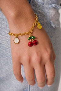 PULSERA MULTICHARMS FRUIT CRUSH