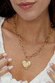 COLLAR CORAZÓN TRIBUTO GOLD