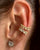EARCUFF DORADO CIRCONES