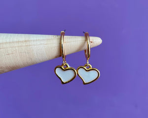 ARETES WHITE HEART